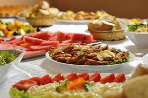 buffet food closeup photo