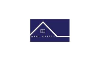 Minimalist modern real estate logo.commercial house logo vector