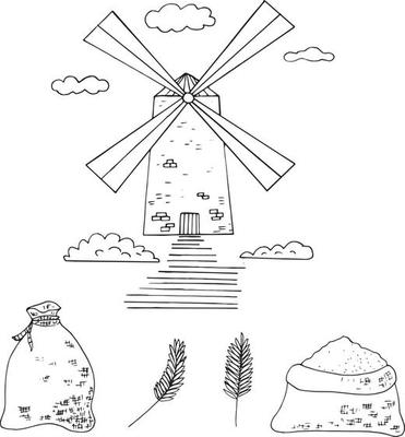 flour coloring pages