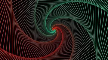 Colorful Hypnotic spiral vector illustration