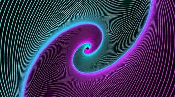 Colorful Hypnotic spiral vector illustration