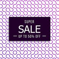 Vector illustration sale banner template design, Big sales special offer. end of season party background