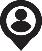 pointer user icon Location, map pin vector icon. GPS marker symbols. Plan place pointer signs. Location tag concept
