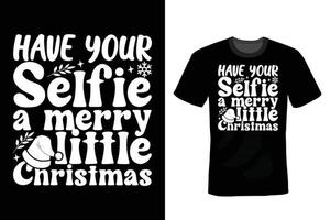 Christmas T shirt design, vintage, typography vector