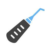 Dental Crane I Glyph Blue and Black Icon vector