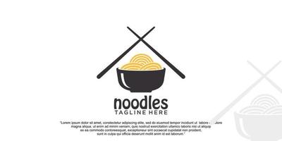 Noodles logo design vector template Premium Vector part 8