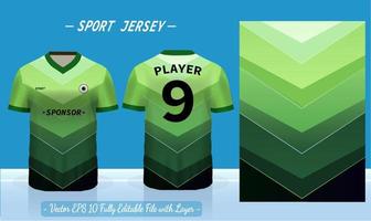 Sports jersey and t-shirt template sports jersey design vector mockup. Sports design for football, badminton, racing, gaming jersey