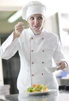 chef preparing meal photo