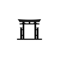 iconos de puerta torii, adecuados para su necesidad de diseño, logotipo, ilustración, animación, etc. vector