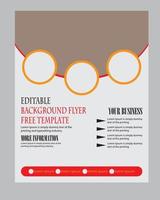 free flyer business template vector