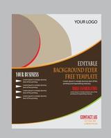 free flyer,vectorposter, report template vector