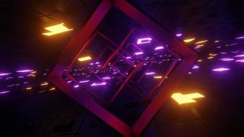 3D illustration Background for advertising and wallpaper in 90s retro and sci fi cyberpunk scene. 3D rendering in decorative concept. photo