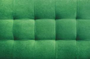 fondo de cuero de ante verde, patrón clásico a cuadros para muebles, pared, cabecero foto