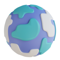 3D illustration earth png