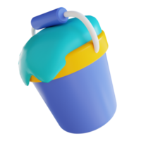 latas de cor de ilustração 3D png