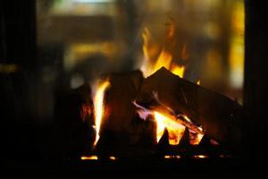 fireplace flame background photo