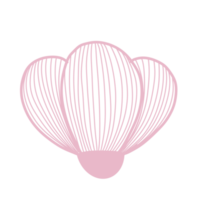 Line Art Floral and leaf png