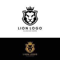 Lion Head Mascot Stock Vector