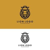 Lion Head Mascot Stock Vector