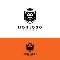 Lion Head Mascot Stock Vector