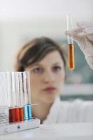 young woman in lab photo