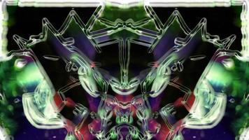 Digital Render Abstract Symmetric Kaleodiscope Pattern photo