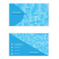 Triangular abstract modern future namecard vector for technology and finance concept and education future company