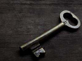 photo of an old key