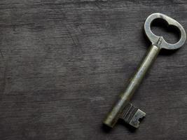 photo of an old key