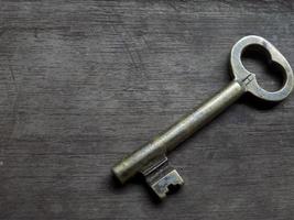 photo of an old key