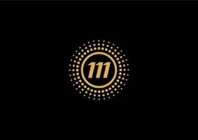 The letter M is round with a gradient logo design with a simple flat concept vector