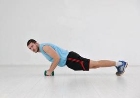 man fitness workout photo