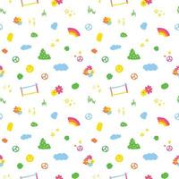 hippie minimal colorful seamless pattern Gift Wrap background wallpaper vector