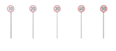 panneau de signalisation avec fond transparent png