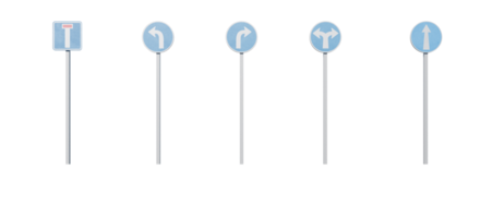 panneau de signalisation avec fond transparent png