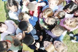 niños en edad preescolar foto