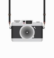 hanging camera On Isolate White Background vector