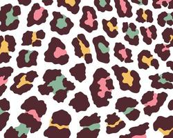 Leopard print skin abstract seamless pattern for printing, cutting, and crafts. vector