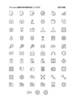 USER INTERFACE ICON vector