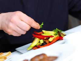 chef preparing food photo