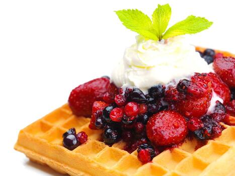 primer plano de comida buffet foto