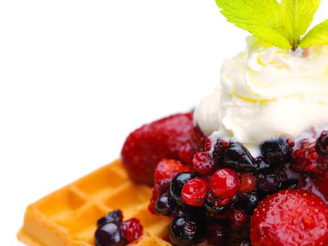 primer plano de comida buffet foto