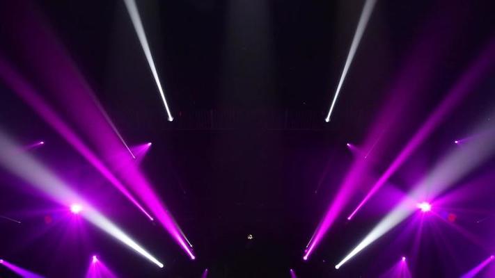 Laser light show video store