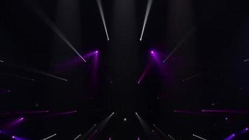 Stage Ray Of Light In Concert Hall. Professional lighting and show effects. Blue lights from above soft optical lens flares shiny animation art background animation. Lighting lamp rays shiny dynamic video