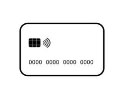 Credit or debit card vector illustration