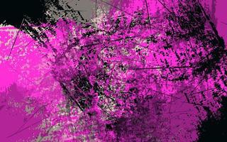 Abstract grunge texture black and pink color background vector