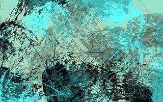 Abstract grunge texture black and blue background vector