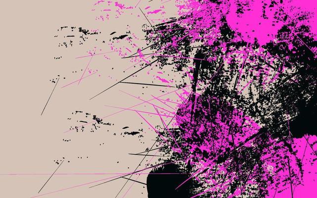 Abstract grunge texture black and pink color background