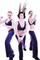 woman fitness group photo