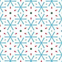 abstract snowflake pattern vector
